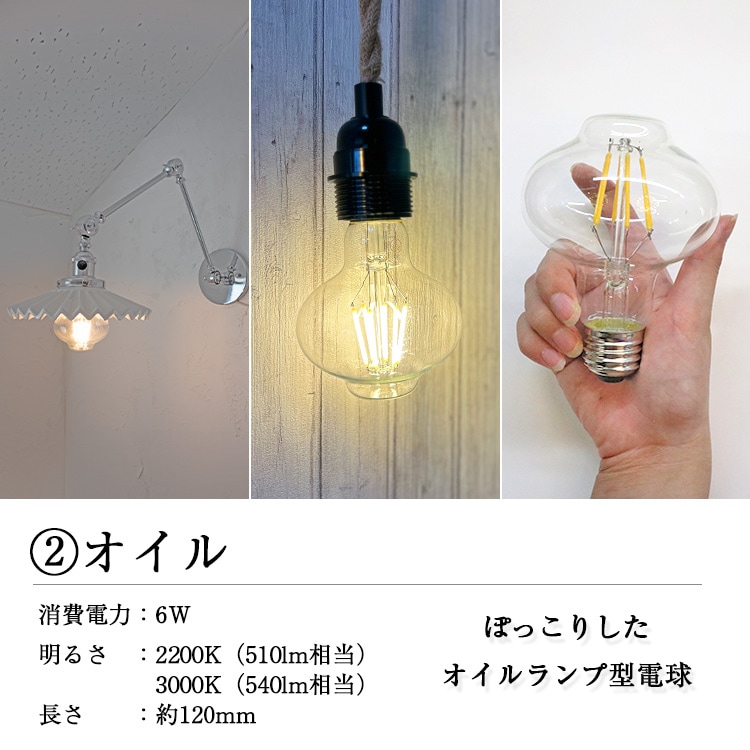 おしゃれなデザイン6種類をご用意！調光可能なユニークLED電球｜bl-s