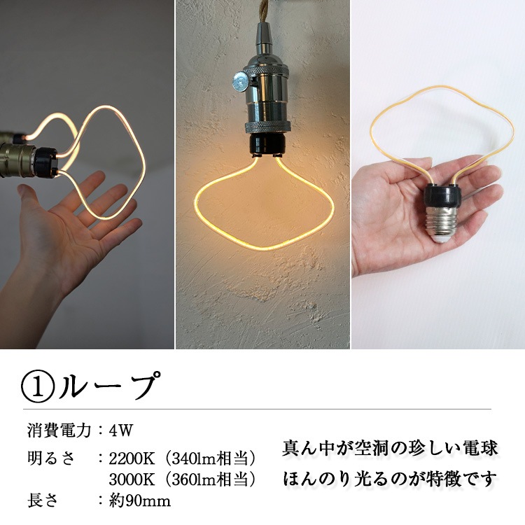 おしゃれなデザイン6種類をご用意！調光可能なユニークLED電球｜bl-s