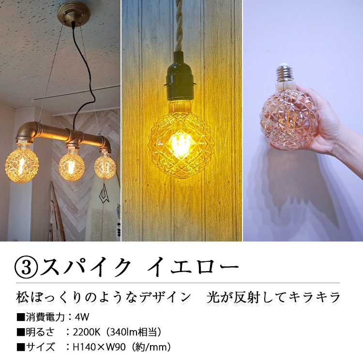 北欧風&レトロなボール型LED電球でおしゃれな空間作り|BL-BALL