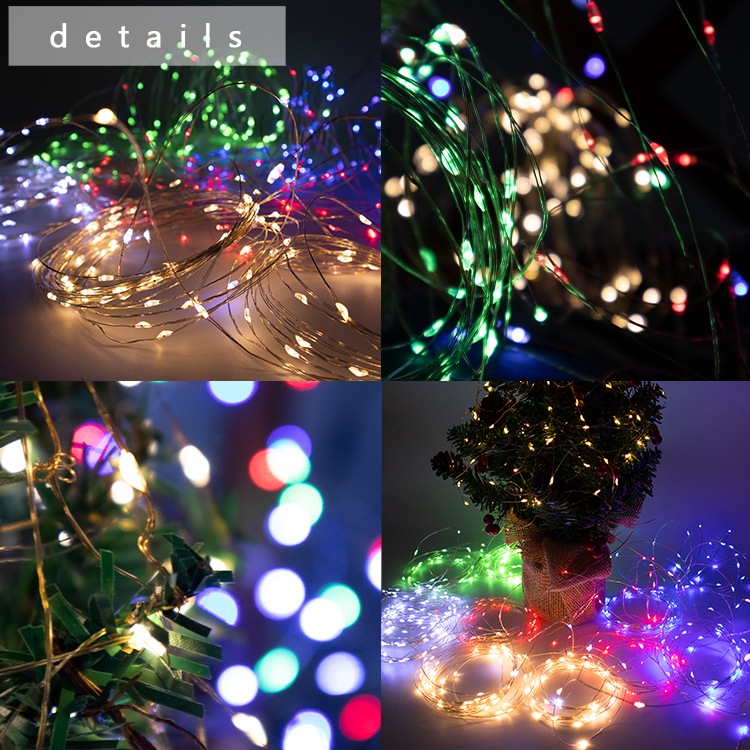 キラキラ輝き、写真映え抜群！簡単に素敵なお部屋作りができるフェアリーライト｜BL039