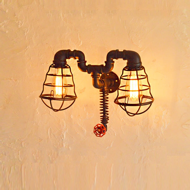 アメリカンガレージスタイルの個性的でおしゃれなブラケットライト。 ｜ WH007