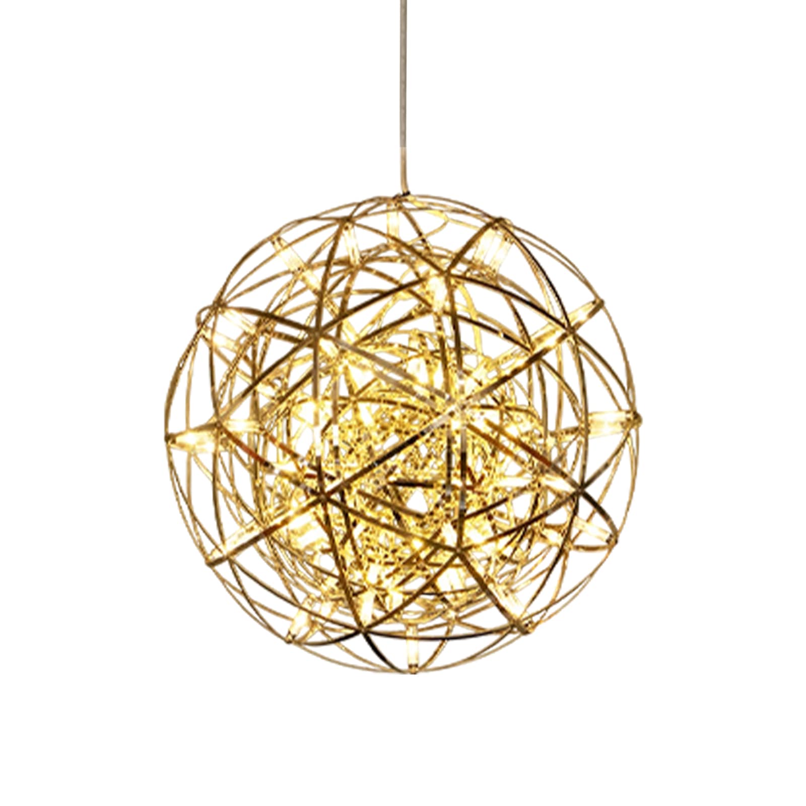 50cm×30cmの光のレイヤーが生み出す、存在感抜群のシャンデリア | P038-mix