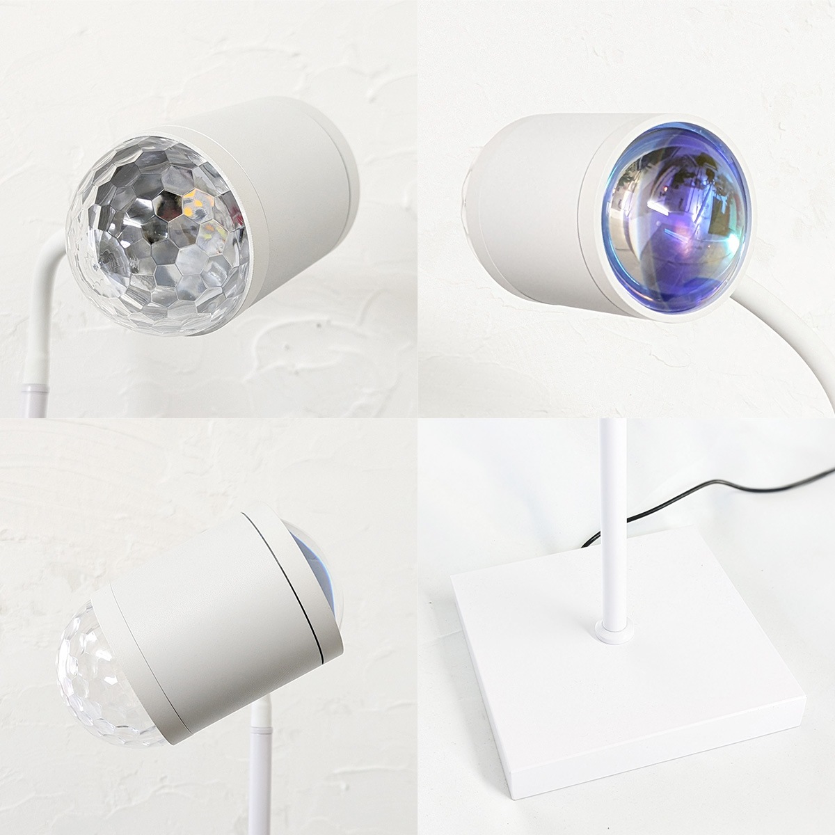 水面と夕陽のようなゆらめく光が魅力!癒しの空間を作るスタンドライト|stand018