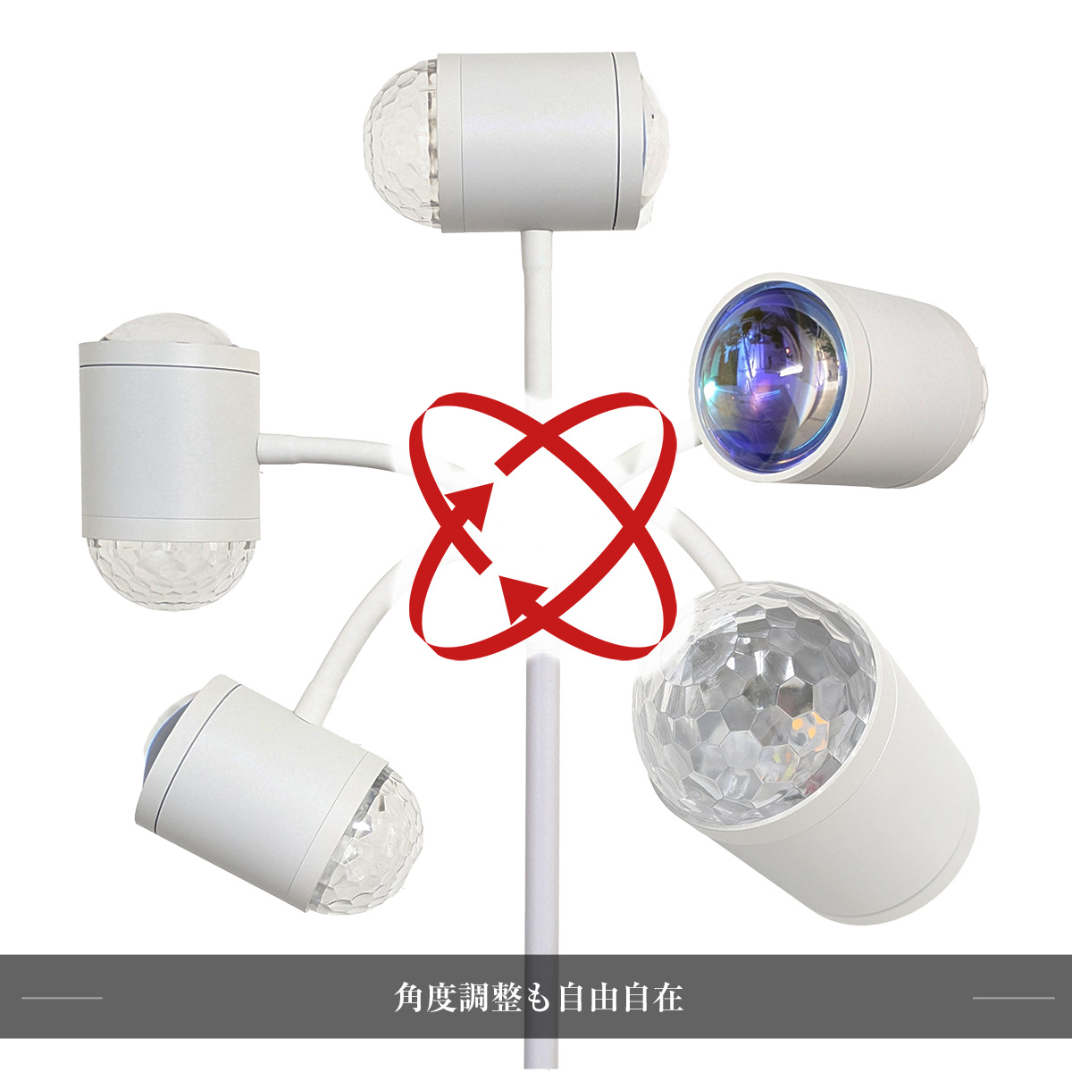 水面と夕陽のようなゆらめく光が魅力!癒しの空間を作るスタンドライト|stand018