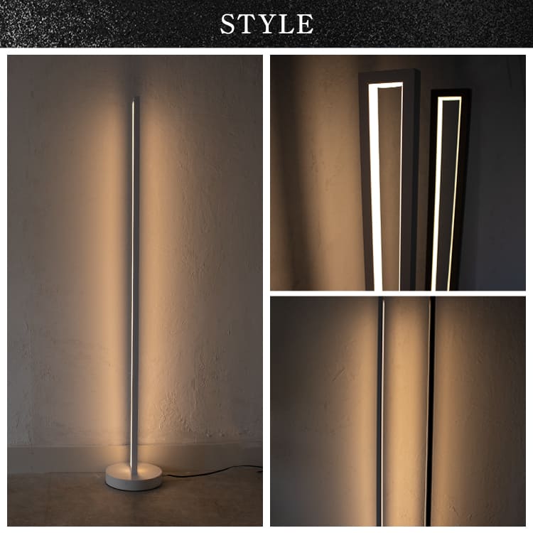 インテリアに溶け込む、シンプルデザインのLEDスタンドライト｜stand010