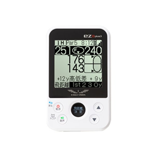 【ラッピング可】【即日発送】【新品】朝日ゴルフ用品 EAGLE VISION ez plus3 EV-818 [ホワイト]