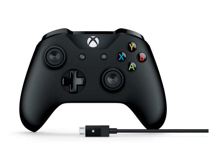 マイクロソフト Xbox コントローラー Windows用 USB ケーブル付き 4N6-00003