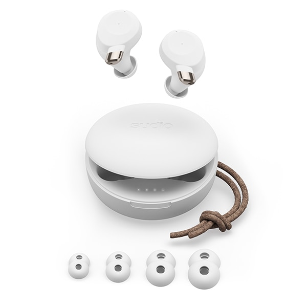 【新品】Sudio コンパクト 完全ワイヤレスイヤホン FEM Bluetooth ホワイト