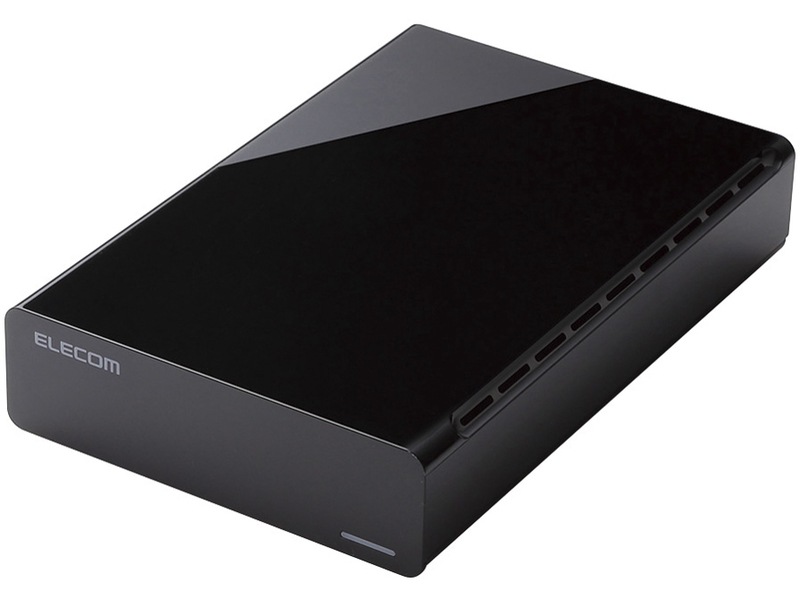 【新品】エレコム 外付け ハードディスク ELD-ERT020UBK [ブラック]