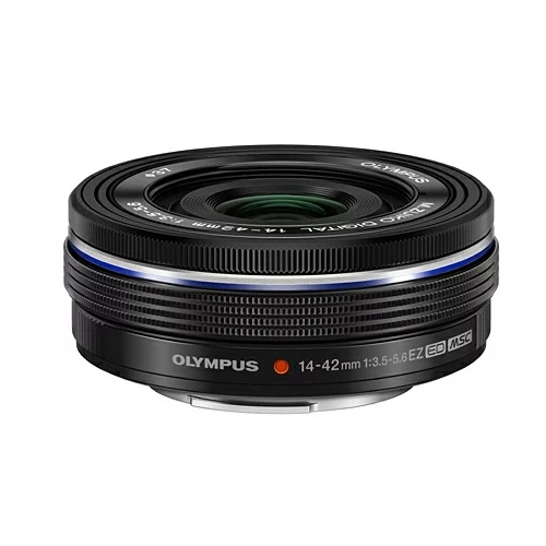 【新品】OLYMPUS レンズ M.ZUIKO DIGITAL ED 14-42mm F3.5-5.6 EZ [ブラック]