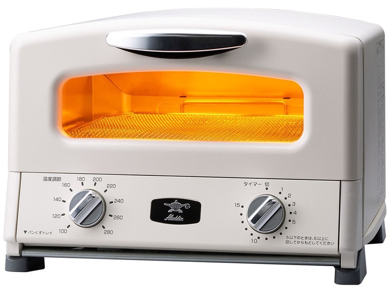 【新品】Aladdinアラジン AGT-G13A(W) [ホワイト]　グラファイトグリル＆トースター