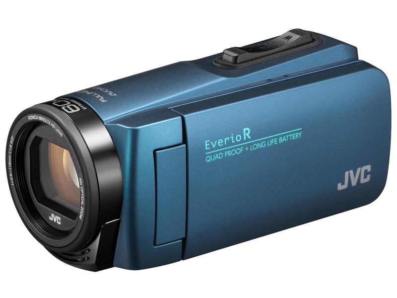 【新品】JVC ビデオカメラ Everio R エブリオ GZ-R480-A ネイビーブルー 32GB