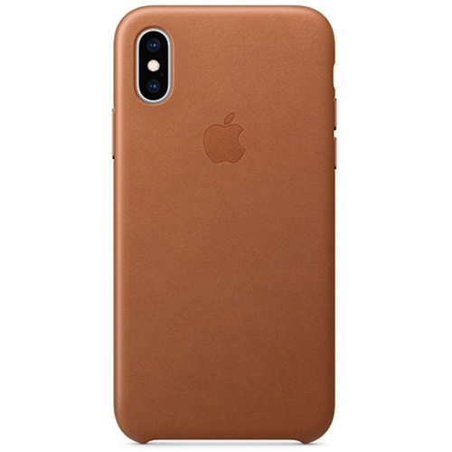 【ラッピング可】【即日発送】【国内版】【新品】Apple 純正 iPhone XS 5.8インチ レザーケース サドルブラウン MRWP2FE/A