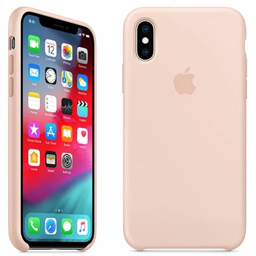 【新品】Apple 純正 iPhone XS 5.8インチ シリコーンケース　ピンクサンド MTF82FE/A