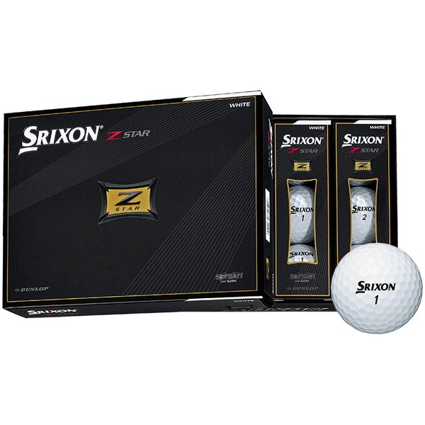 【ラッピング可】【即日発送】【新品】DUNLOP ダンロップ SRIXON Z-STAR 2021年モデル ゴルフボール ホワイト 1ダース(12個入)