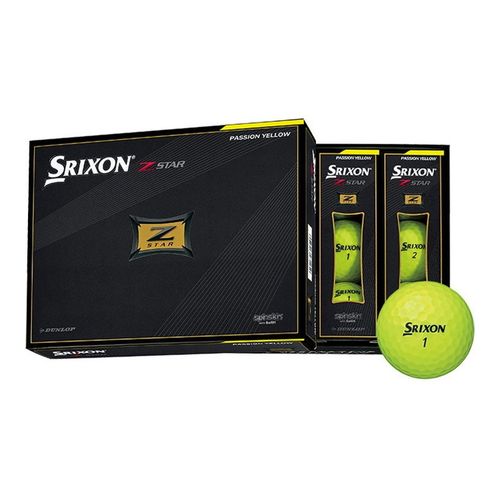 【ラッピング可】【即日発送】【新品】DUNLOP スリクソン Z-STAR 2021年モデル プレミアムパッションイエロー 1ダース(12個入)