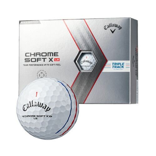 【ラッピング可】【即日発送】【新品】キャロウェイ Callaway ゴルフボール CHROME SOFT X LS 2022 1ダース 12個入り