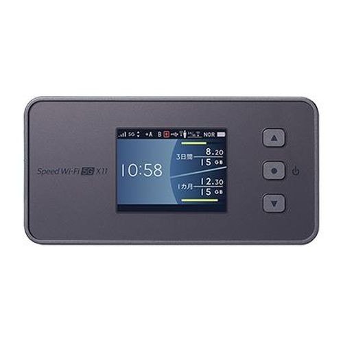 新品】Speed WiFi 5G X11 NAR01SHU チタニウムグレー SIMフリー