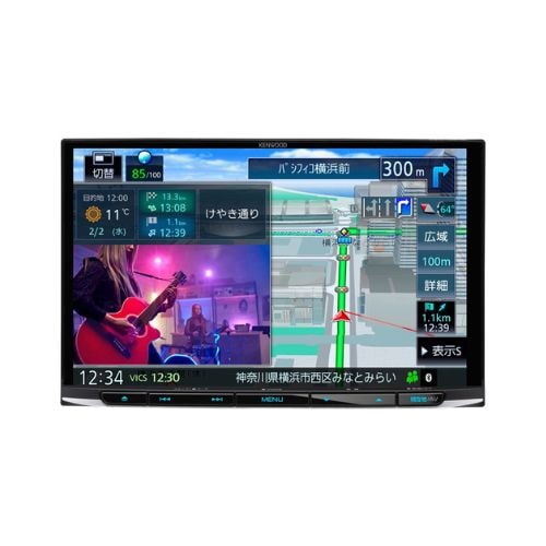 中古美品】KENWOOD ケンウッド カーナビ 彩速ナビ MDV-S809L