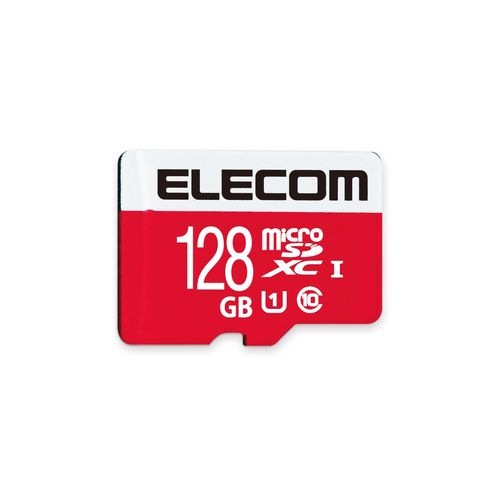 【新品】ELECOM エレコム microSDXCカード 128GB Class10 GM-MFMS128G