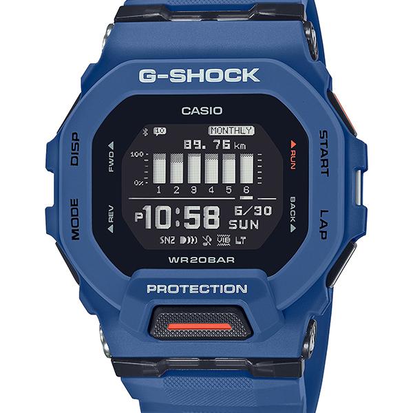 【新品】CASIO カシオ 腕時計 G-SHOCK ジーショック G-SQUAD ジー・スクワッド GBD-200-2JF ブルー