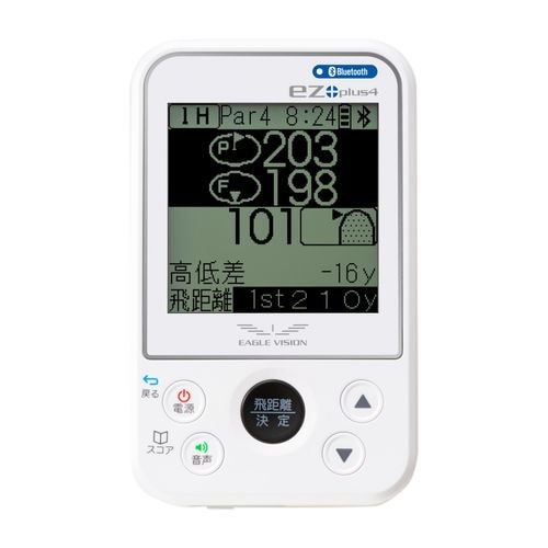 【ラッピング可】【即日発送】【新品】ASAHI Golf 朝日ゴルフ ゴルフ用GPSナビ EAGLE VISION ez plus4 EV-235 ホワイト