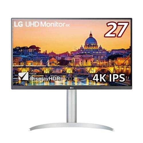 【新品 箱不良・シュリンク破れ品】LG PCモニター LG UHD Monitor 4K 27UP650-W ホワイト 27型