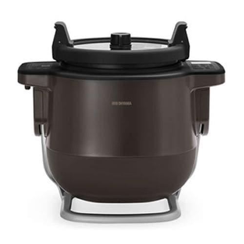 【即日発送】【新品 箱不良・シュリンク破れ品】IRIS OHYAMA アイリスオーヤマ 自動調理鍋 自動かくはん式調理機 2.0L KDAC-IA2-T ダークブラウン