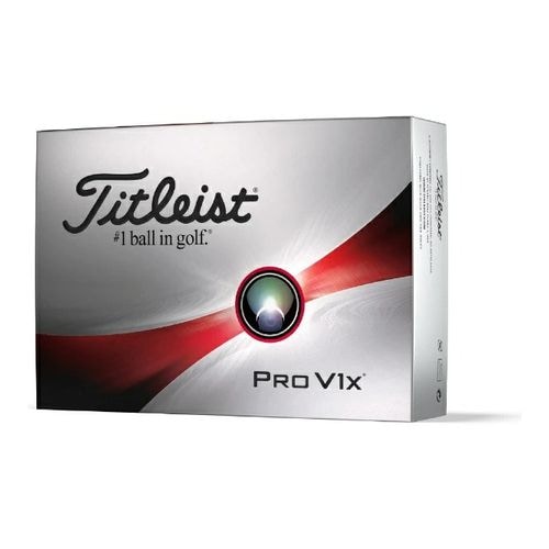 【ラッピング可】【即日発送】【新品】Titleist タイトリスト ゴルフボール PRO V1X 1ダース(12球)/ホワイト・ローナンバー