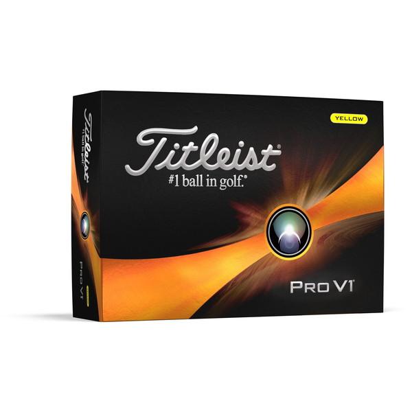 【ラッピング可】【即日発送】【新品】Titleist タイトリスト PROV1 ゴルフボール ユニセックス 2023版 1ダース T2127S-J イエロー