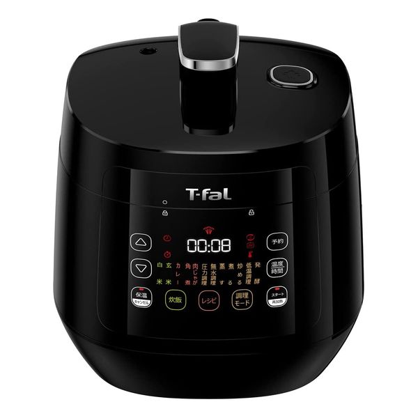 【ラッピング可】【即日発送】【新品】T-fal ティファール T-fal ラクラ・クッカー コンパクト 電気圧力鍋 CY3518JP ブラック
