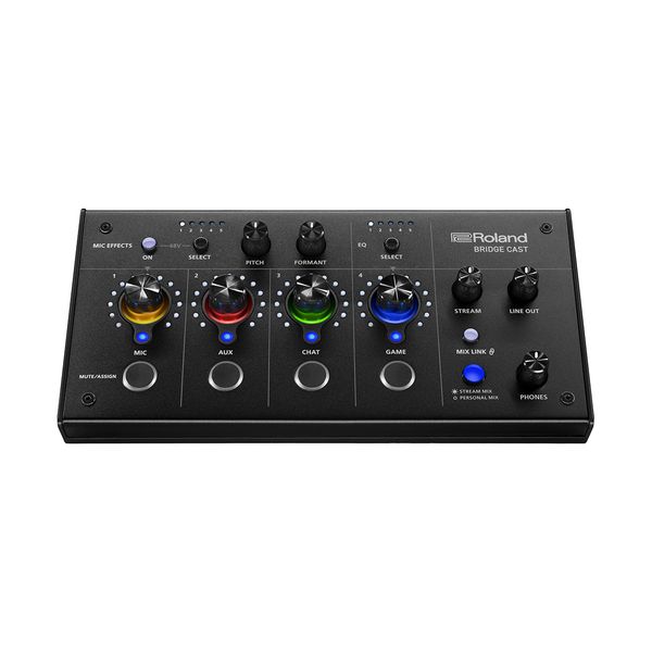 【新品】Roland ローランド BRIDGECAST PS5 Windows Mac iPhone対応 ゲーム配信用 音声ミキサー ゲーミングミキサー