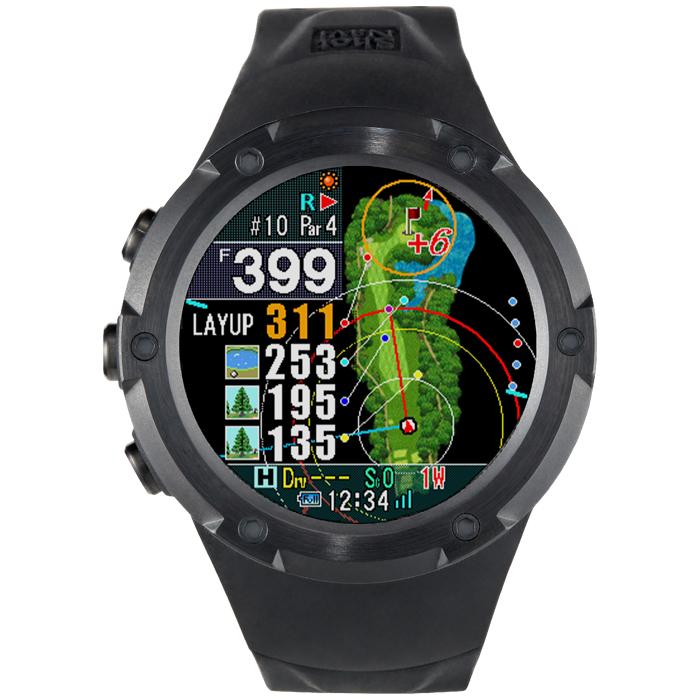 【ラッピング可】【即日発送】【新品】Shot Navi ショットナビ 腕時計型 GPS ゴルフナビ Evolve PRO Touch エボルブプロ タッチゴルフ タッチパネル グリーン傾斜 測定器 国内正規品 ブラック
