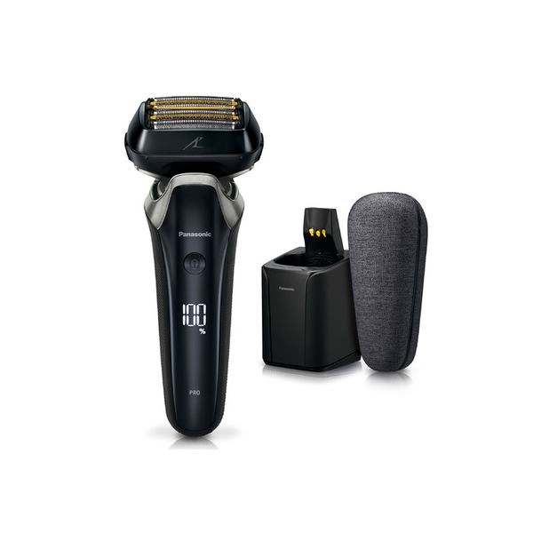 【新品】Panasonic パナソニック メンズシェーバー ラムダッシュPRO 6枚刃 AC100V-240V ES-LS9CX-K クラフトブラック