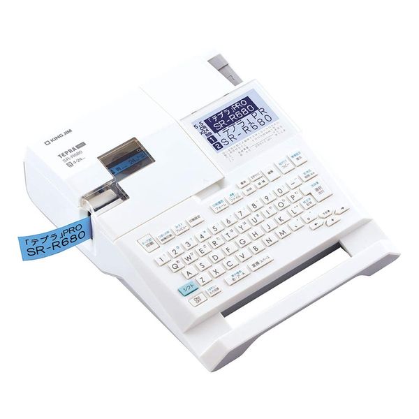 【ラッピング可】【新品】KING JIM キングジム ラベルライター テプラPRO SR-R680 ホワイト