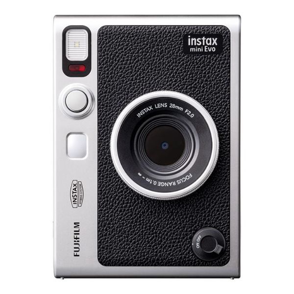【ラッピング可】【新品】FUJIFILM 富士フィルム ハイブリッドインスタントカメラ instax mini Evo INS-mini-EVO-BK-C ブラック