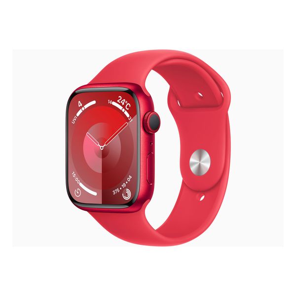 【ラッピング可】【即日発送】【国内版】【新品】Apple Watch Series 9 GPSモデル 45mm MRXK3J/A (PRODUCT)REDスポーツバンド M/L