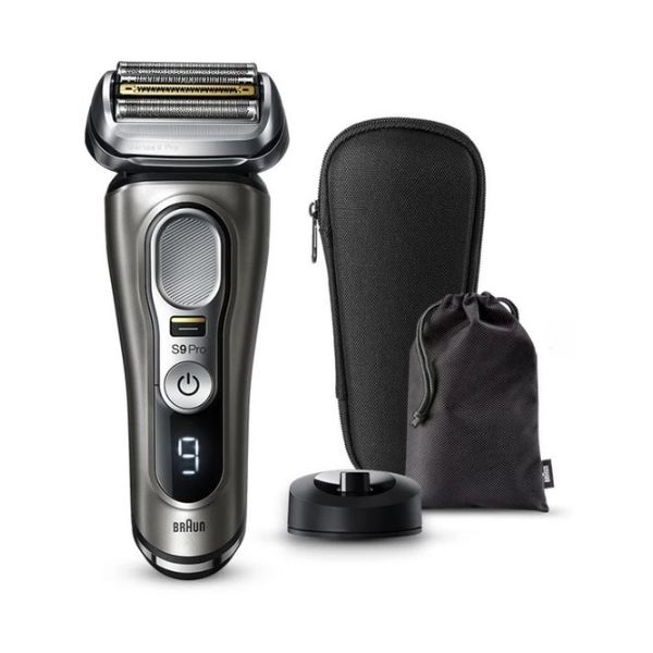 【新品】BRAUN ブラウン 電気シェーバー シリーズ9 Pro 充電スタンド付き 9415s-V グレー