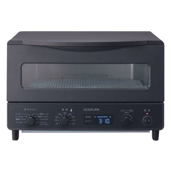 【新品】KOIZUMI コイズミ オーブントースター KOS-1236-K ブラック
