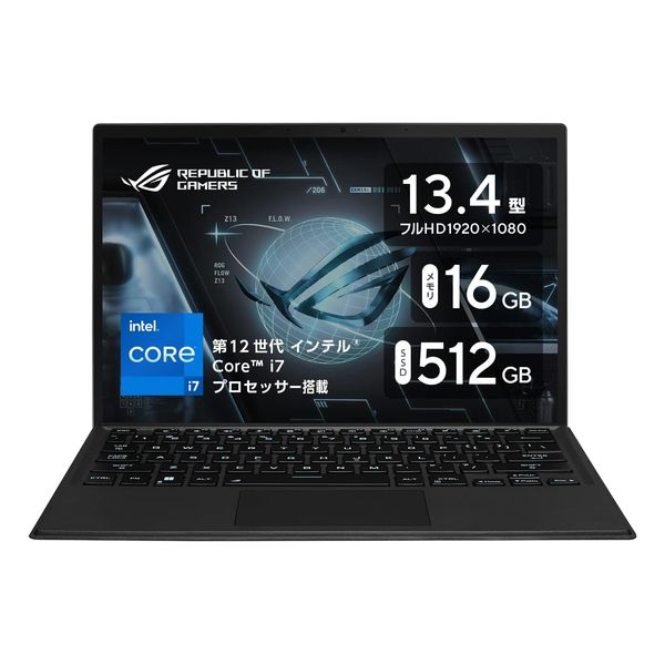 【新品】ASUS エイスース  ゲーミングノートパソコン ROG Flow シリーズ GZ301ZC-I7R3050 ブラック