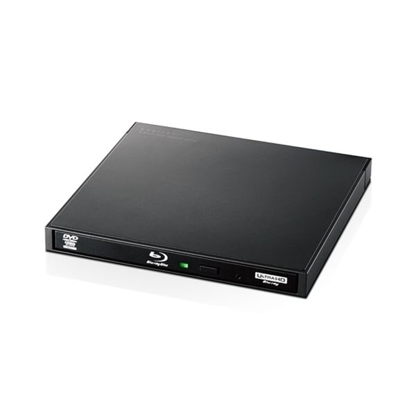 【ラッピング可】【即日発送】【新品】Logitec ロジテック ポータブルブルーレイドライブ (Chrome/Mac/Windows11対応) LBD-PWA6U3LBK ブラック