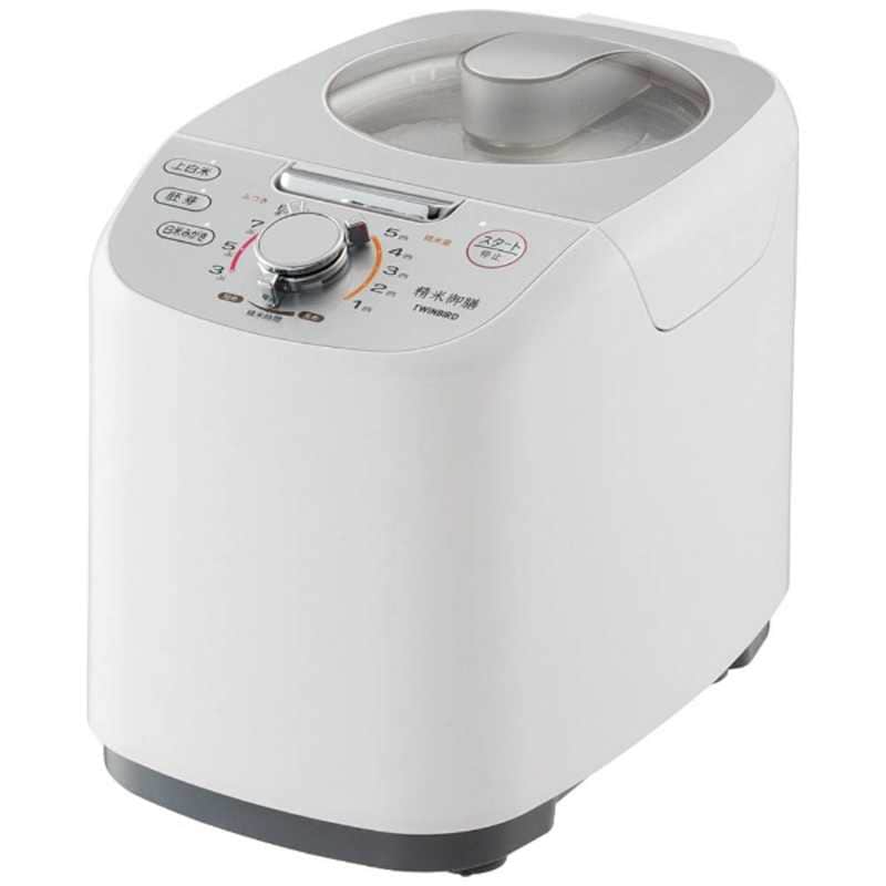 【新品】TWINBIRD ツインバード 精米機 精米御膳 1～5合用 MR-E751W ホワイト