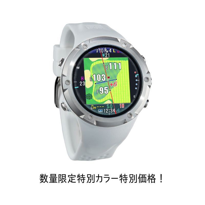 【ラッピング可】【即日発送】【新品】Shot Navi ショットナビ ゴルフ距離計 Evolve PRO ホワイトｘシルバーｘシルバー 限定カラー