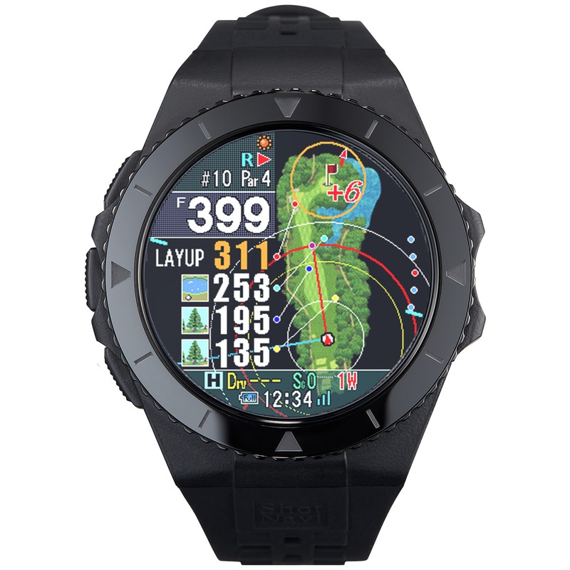 【ラッピング可】【即日発送】【新品】Shot Navi ショットナビ  EXCEEDS エクシード Black ブラック