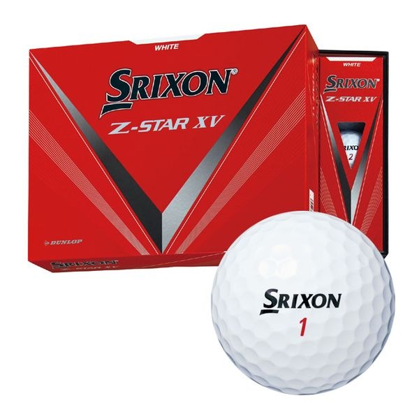 【ラッピング可】【即日発送】【新品】DUNLOP ダンロップ ゴルフボール SRIXON Z-STAR XV ダース 2023年モデル ホワイト