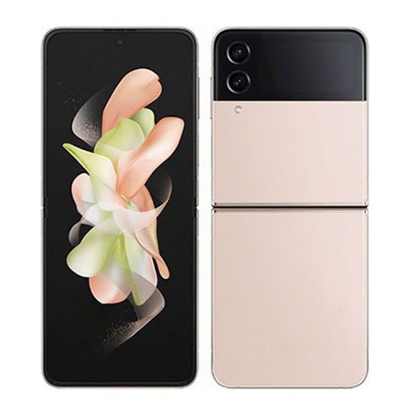 【新品】SAMSUNG サムスン Galaxy ギャラクシー Z Flip4 SCG17 au版 128GB SCG17 ピンクゴールド SIMロック解除品