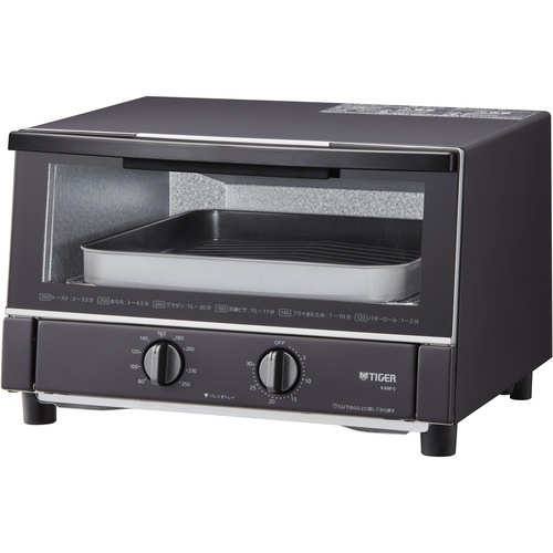 【新品】TIGER タイガー魔法瓶 オーブントースター やきたて KAM-S131-KM マットブラック