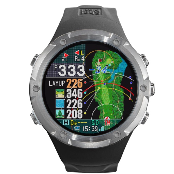 【ラッピング可】【即日発送】【新品】Shot Navi ショットナビ 腕時計型 GPSゴルフナビ エボルブ アルファ Evolve α 2024モデル ブラック