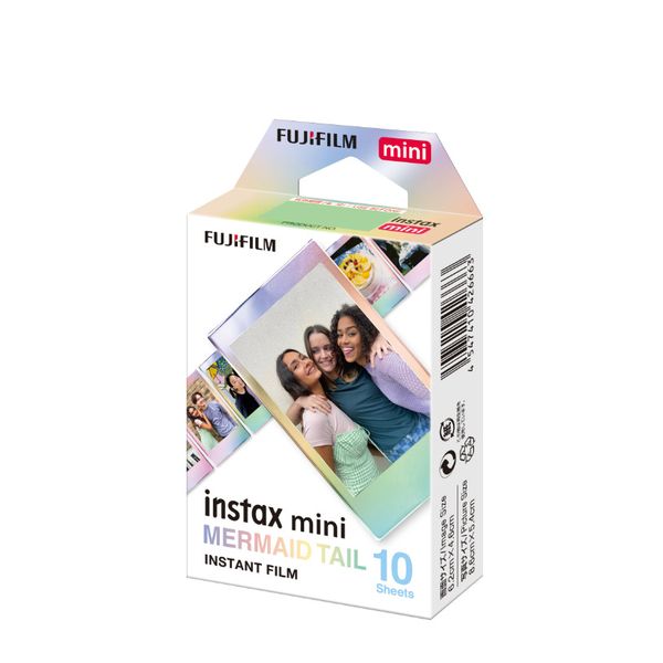 【新品】FUJIFILM 富士フイルム チェキ専用フィルム 10枚 instax mini MERMAID TAIL WW1【ポスト投函便・代引き不可・メール便】