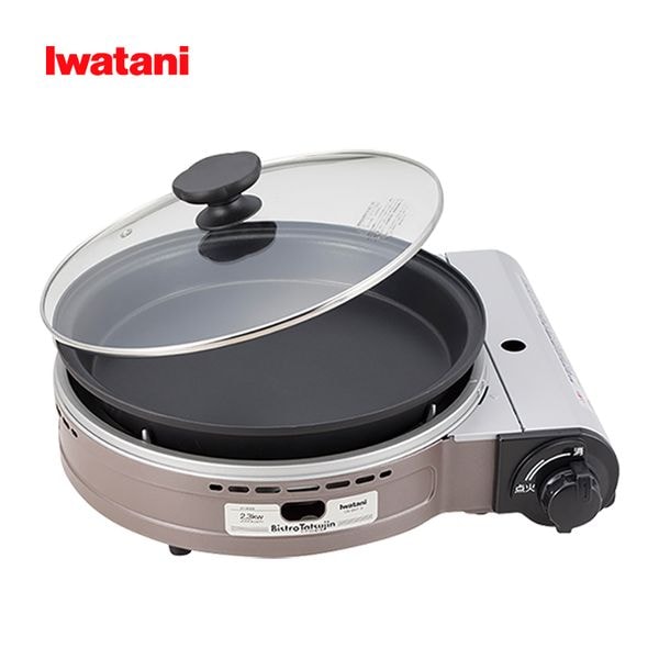 【新品】Iwatani イワタニ グリルパン付きカセットコンロ ビストロの達人III CB-BST-3